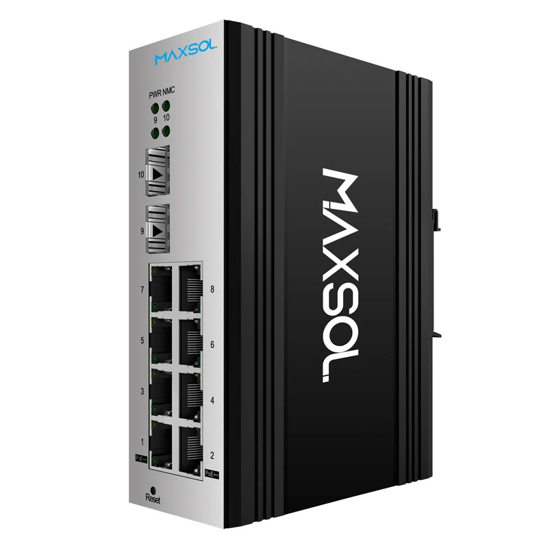 8-Port Managed Industrial Gigabit PoE++ Switch