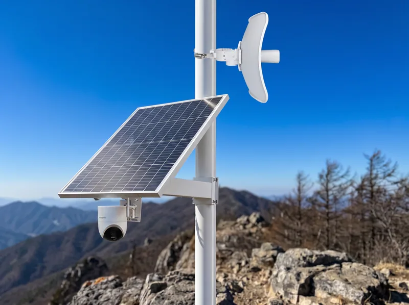 Outdoor Solar Power for IP Surveillance & Wireless CPE