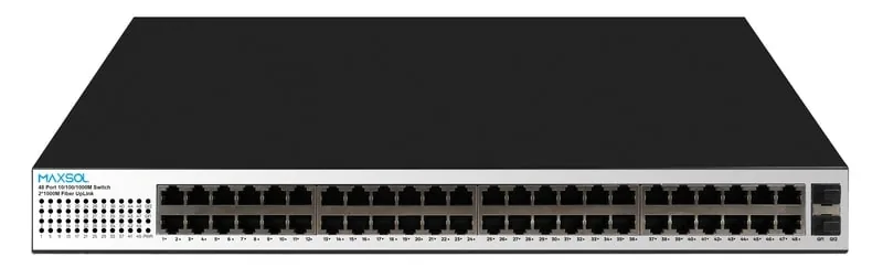 Maxsol PS14802SFG 48-port Gigabit PoE switch with two uplink ports