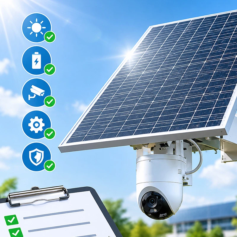 Solar Power for CCTV Deployment Checklist: UK Guide