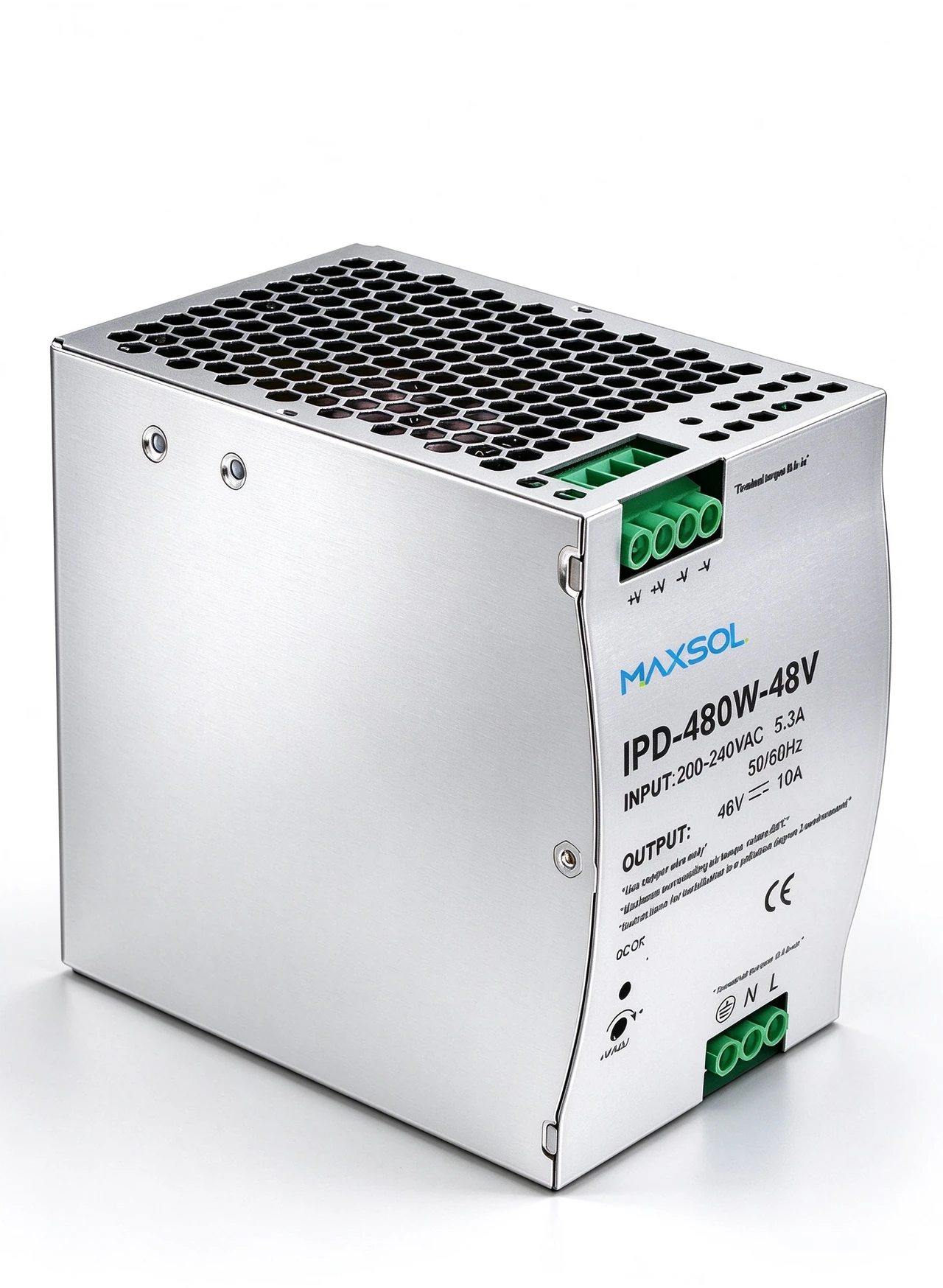 48V 480W Industrial DIN-Rail Power Supply